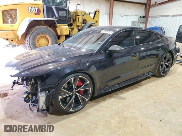 2021 Audi RS 7 z VIN WUAPCBF20MN907224, wystawiony jako Copart lot #44950225 z przebiegiem 22 303 mil mil oraz Szkody całkowita. Historia ofert i sprzedaży dostępna na DreamBid. Obrazek 1.