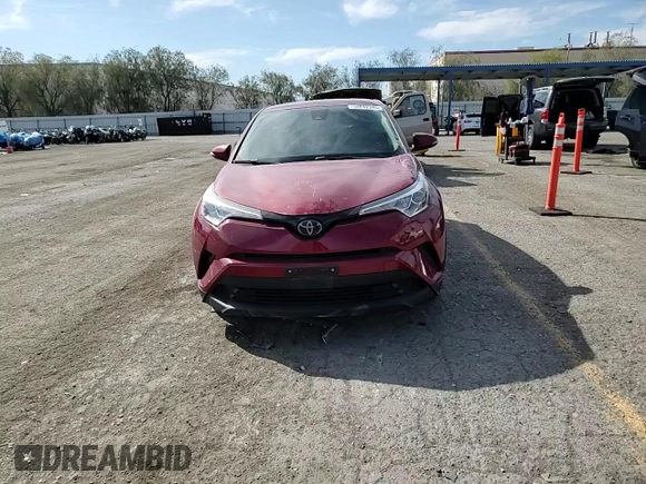 2019 Toyota C-HR XLE with VIN JTNKHMBX5K1048945, listed as a Copart auction lot 50242345 with 44,252 mi miles and Salvage Title. Bid and sale history available at DreamBid. Image 12.