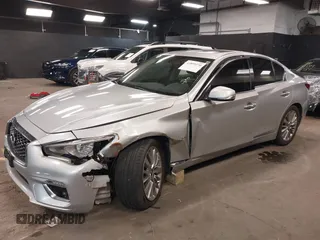 2018 Infiniti Q50 3.0t Luxe with VIN JN1EV7AR1JM430680, listed as a IAAI auction lot 41899270 with Not Provided miles. Bid and sale history available at carsss.com. Image 2.