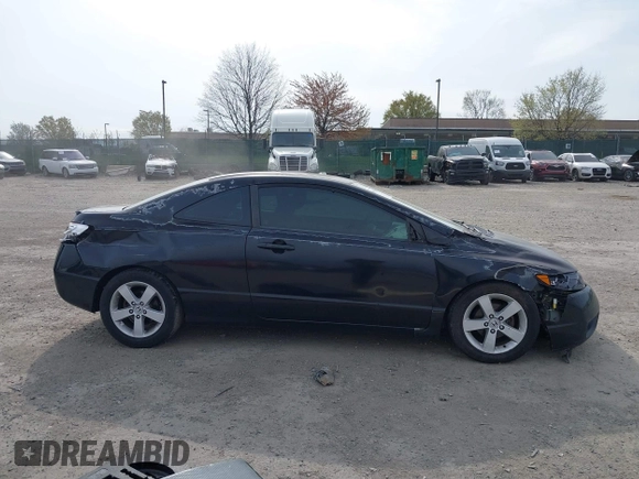 2007 Honda Civic Cpe EX with VIN 2HGFG11877H540775, listed as a IAAI auction lot 42006785 with 190,664 mi miles. Bid and sale history available at carsss.com. Image 6.