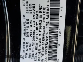 2015 Honda Accord EX-L z VIN 1HGCR2F82FA094737, wystawiony jako Copart lot #55951045 z przebiegiem 90 384 mil mil oraz Szkoda całkowita • Salvage title. Historia ofert i sprzedaży dostępna na DreamBid. Obrazek 12.