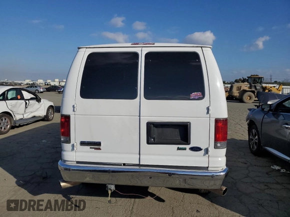2011 Ford Econoline Passenger XL with VIN 1FBNE3BL0BDB17271, listed as a Copart auction lot 43022735 with 184,054 mi miles and Salvage Title. Bid and sale history available at carsss.com. Image 6.
