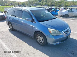 2006 Honda Odyssey TOURING with VIN 5FNRL38886B035471, listed as a IAAI auction lot 42058326 with 1 mi miles. Bid and sale history available at carsss.com. Image 1.