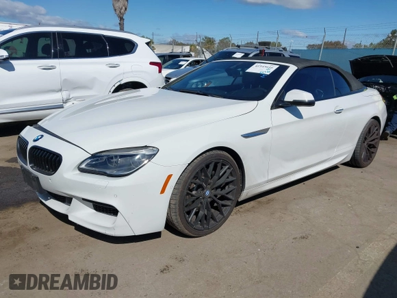 2018 BMW 6 Series 640i with VIN WBA6F1C5XJGT83781, listed as a IAAI auction lot 41945616 with 46,370 mi miles and . Bid and sale history available at carsss.com. Image 18.