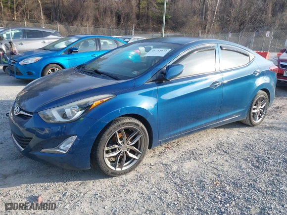2016 Hyundai Elantra SE with VIN KMHDH4AE5GU600930, listed as a IAAI auction lot 41731973 with 184,414 mi miles. Bid and sale history available at carsss.com. Image 17.