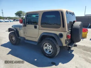 2002 Jeep Wrangler Sport with VIN 1J4FA49S72P765939, listed as a Copart auction lot 50615035 with 210,516 mi miles and Salvage Title. Bid and sale history available at carsss.com. Image 2.