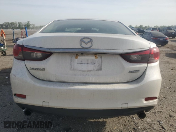 2017 Mazda 6 Touring with VIN JM1GL1V56H1151088, listed as a Copart auction lot 51741435 with 124,331 mi miles and Salvage Title. Bid and sale history available at carsss.com. Image 6.