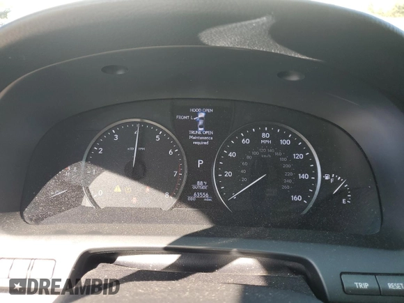 2017 Lexus LS 460 with VIN JTHBL5EF1H5144471, listed as a Copart auction lot 55804125 with 63,556 mi miles and Salvage title. Bid and sale history available at DreamBid. Image 9.