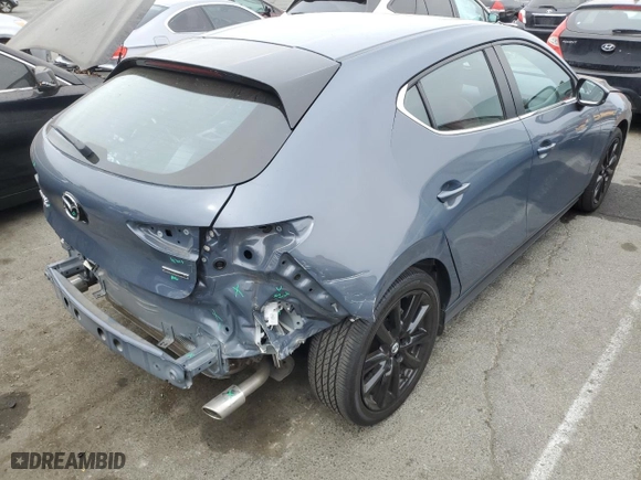 2023 Mazda Mazda3 Hatchback 2.5 S Carbon Edition with VIN JM1BPBLM4P1612513, listed as a Copart auction lot 68206294 with 13,534 mi miles and Salvage Title. Bid and sale history available at carsss.com. Image 3.