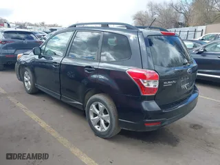 2015 Subaru Forester 2.5i Premium with VIN JF2SJADCXFH821389, listed as a IAAI auction lot 41940129 with 48,955 mi miles. Bid and sale history available at carsss.com. Image 3.