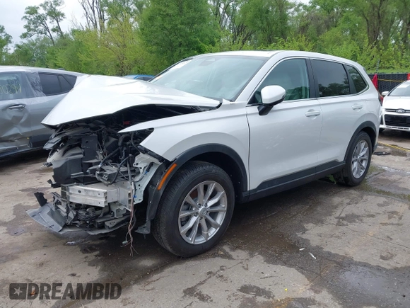 2025 Honda CR-V EX-L with VIN 2HKRS4H78SH407208, listed as a IAAI auction lot 41023125 with 5,817 mi miles and . Bid and sale history available at DreamBid. Image 17.