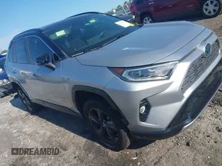 2019 Toyota RAV4 Hybrid XSE with VIN JTMEWRFV9KJ006324, listed as a IAAI auction lot 42279461 with 62,354 mi miles and . Bid and sale history available at DreamBid. Image 1.