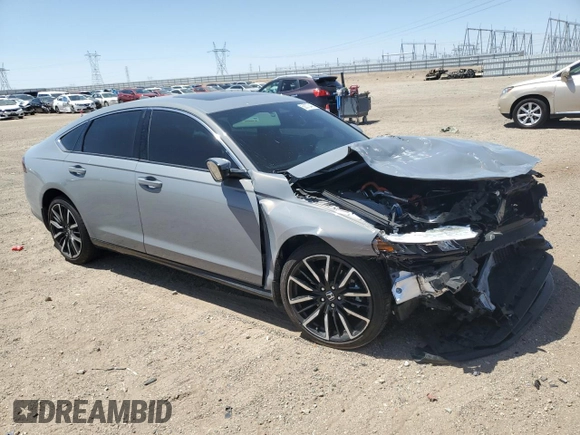 2024 Honda Accord Touring with VIN 1HGCY2F87RA075351, listed as a Copart auction lot 58370445 with 9,340 mi miles and Salvage title. Bid and sale history available at DreamBid. Image 4.