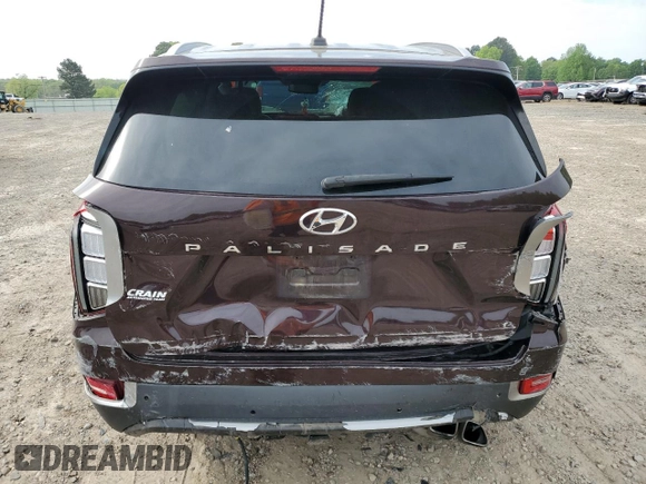 2020 Hyundai Palisade SEL z VIN KM8R34HE9LU110642, wystawiony jako Copart lot #52636265 z przebiegiem 78 527 mil mil oraz Szkoda całkowita • Salvage title. Historia ofert i sprzedaży dostępna na DreamBid. Obrazek 6.