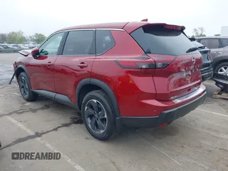 2024 Nissan Rogue SV with VIN 5N1BT3BA2RC737683, listed as a IAAI auction lot 41940410 with 5,751 mi miles and . Bid and sale history available at carsss.com. Image 3.
