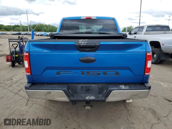 2020 Ford F-150 XL with VIN 1FTEW1E4XLFB00873, listed as a Copart auction lot 58378645 with 109,721 mi miles and Salvage title. Bid and sale history available at DreamBid. Image 6.