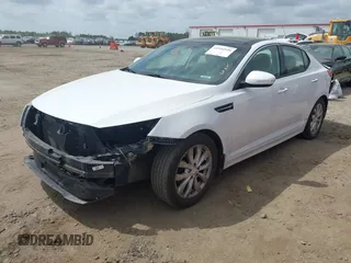 2015 Kia Optima EX z VIN 5XXGN4A71FG491012, wystawiony jako IAAI lot #41934936 z przebiegiem 151 312 mil mil oraz . Historia ofert i sprzedaży dostępna na DreamBid. Obrazek 2.