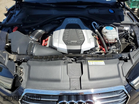 2016 Audi A7 3.0 Premium Plus with VIN WAUWGAFC4GN019254, listed as a Copart auction lot 61287554 with 95,036 mi miles and Salvage Title. Bid and sale history available at carsss.com. Image 11.