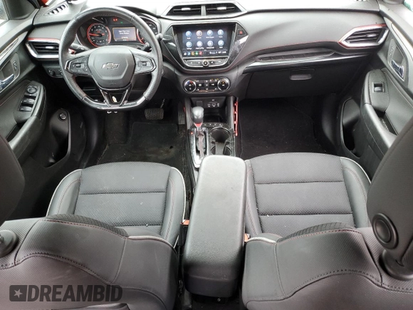 2022 Chevrolet TrailBlazer RS with VIN KL79MTSL8NB126295, listed as a Copart auction lot 51374205 with 39,749 mi miles and Salvage Title. Bid and sale history available at DreamBid. Image 8.