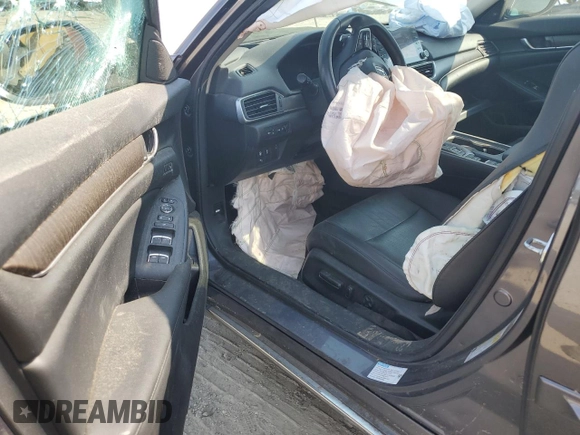 2021 Honda Accord Touring with VIN 1HGCV3F97MA007325, listed as a Copart auction lot 55254695 with Not provided miles and Salvage title. Bid and sale history available at DreamBid. Image 8.