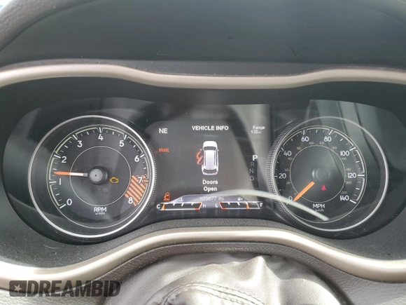 2015 Jeep Cherokee Trailhawk with VIN 1C4PJMBS9FW605075, listed as a Copart auction lot 49256195 with 103,677 mi miles and Salvage Title. Bid and sale history available at DreamBid. Image 9.