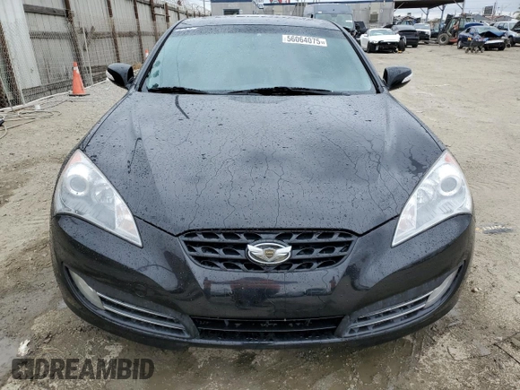 2010 Hyundai Genesis Coupe Grand Touring with VIN KMHHU6KH8AU034125, listed as a Copart auction lot 56064075 with 100,466 mi miles and Salvage title. Bid and sale history available at DreamBid. Image 5.