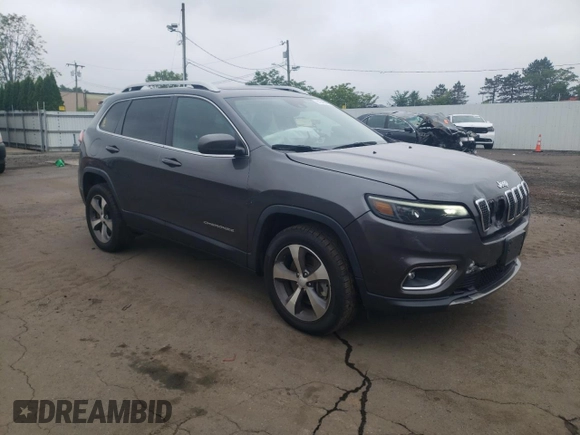 2021 Jeep Cherokee Limited with VIN 1C4PJMDX5MD210666, listed as a Copart auction lot 61540965 with 67,233 mi miles and Salvage title. Bid and sale history available at DreamBid. Image 4.