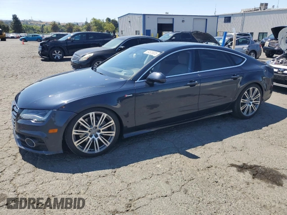 2012 Audi A7 Prestige with VIN WAU3GAFC8CN169767, listed as a Copart auction lot 64520035 with 123,538 mi miles and Salvage title. Bid and sale history available at DreamBid. Image 1.