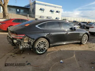 2022 Genesis G80 2.5T z VIN KMTGB4SCXNU137567, wystawiony jako Copart lot #87746625 z przebiegiem 32 273 mil mil oraz Nie do naprawy • Non repairable. Historia ofert i sprzedaży dostępna na DreamBid. Obrazek 3.
