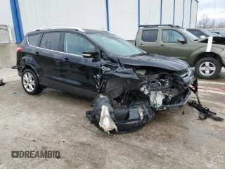 2016 Ford Escape Titanium with VIN 1FMCU0JX8GUA19696, listed as a Copart auction lot 46294145 with 99,165 mi miles and Salvage Title. Bid and sale history available at carsss.com. Image 4.