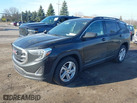 2018 GMC Terrain SLE z VIN 3GKALTEX4JL135784, wystawiony jako IAAI lot #41847729 z przebiegiem 106 315 mil mil oraz . Historia ofert i sprzedaży dostępna na DreamBid. Obrazek 2.