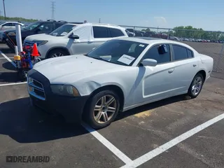 2011 Dodge Charger SE with VIN 2B3CL3CG1BH591129, listed as a IAAI auction lot 42058163 with 168,850 mi miles. Bid and sale history available at carsss.com. Image 2.