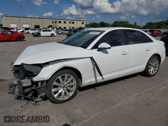 2017 Audi A4 Premium with VIN WAUGNAF44HN005777, listed as a Copart auction lot 63493814 with 0 mi miles and Clean Title. Bid and sale history available at carsss.com. Image 1.