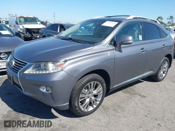 2013 Lexus RX 450h with VIN JTJBC1BAXD2053422, listed as a IAAI auction lot 42304531 with 117,035 mi miles and . Bid and sale history available at DreamBid. Image 17.