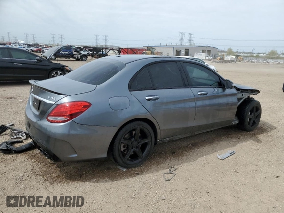 2018 Mercedes-Benz C 43 AMG z VIN 55SWF6EB6JU278330, wystawiony jako Copart lot #54713915 z przebiegiem 62 836 mil mil oraz Szkoda całkowita • Salvage title. Historia ofert i sprzedaży dostępna na DreamBid. Obrazek 3.