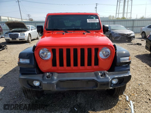 2023 Jeep Wrangler Willys z VIN 1C4HJXAG4PW512615, wystawiony jako Copart lot #56068085 z przebiegiem 21 624 mil mil oraz Szkoda całkowita • Salvage title. Historia ofert i sprzedaży dostępna na DreamBid. Obrazek 5.