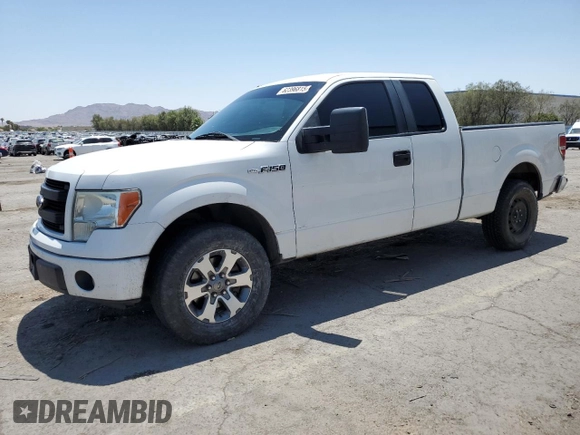 2013 Ford F-150 XL with VIN 1FTEX1CMXDFB04276, listed as a Copart auction lot 62396815 with 225,913 mi miles and Salvage title. Bid and sale history available at DreamBid. Image 1.