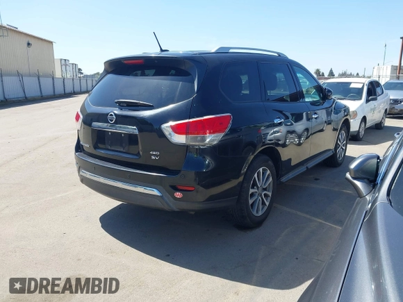 2013 Nissan Pathfinder SL with VIN 5N1AR2MMXDC623046, listed as a IAAI auction lot 42009070 with 145,748 mi miles and . Bid and sale history available at DreamBid. Image 4.
