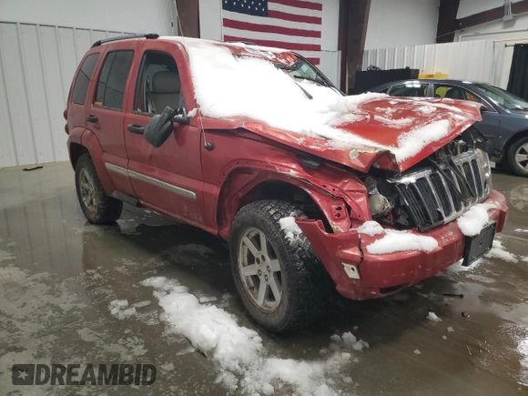 2006 Jeep Liberty Limited with VIN 1J4GL58K86W205042, listed as a Copart auction lot 51084875 with 74,975 mi miles and Salvage Title. Bid and sale history available at DreamBid. Image 4.