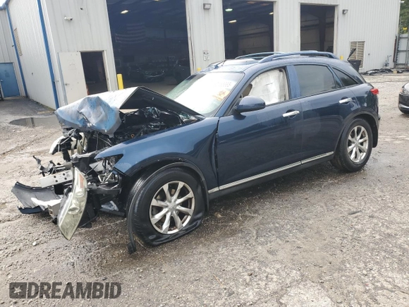 2008 Infiniti FX with VIN JNRAS08U78X105014, listed as a Copart auction lot 60155665 with Not provided miles and Salvage title. Bid and sale history available at DreamBid. Image 1.
