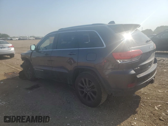 2016 Jeep Grand Cherokee Laredo with VIN 1C4RJFAG3GC343462, listed as a Copart auction lot 56986475 with 100,240 mi miles and Salvage title. Bid and sale history available at DreamBid. Image 2.