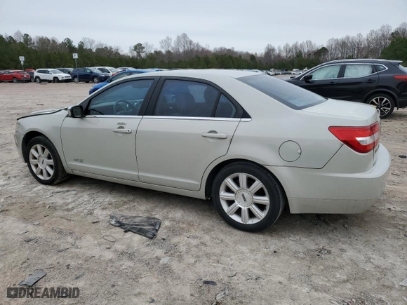 2007 Lincoln MKZ with VIN 3LNHM28T77R629830, listed as a Copart auction lot 48049865 with 123,694 mi miles and Salvage Title. Bid and sale history available at carsss.com. Image 2.
