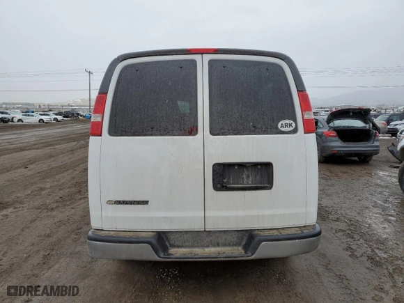 2017 Chevrolet Express Passenger LT with VIN 1GAZGPFF7H1225215, listed as a Copart auction lot 47135935 with 161,084 mi miles and Salvage Title. Bid and sale history available at carsss.com. Image 6.