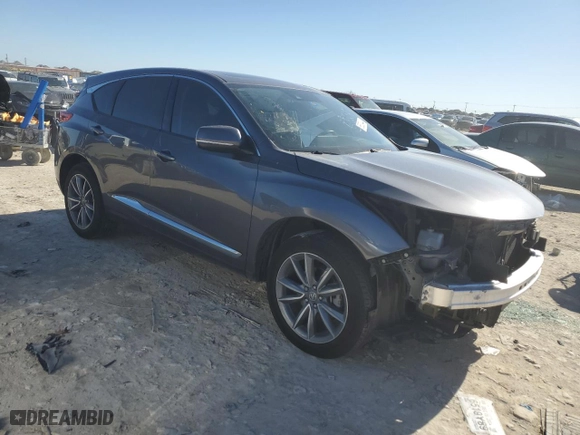 2021 Acura RDX w/Technology Package with VIN 5J8TC1H57ML021069, listed as a Copart auction lot 86820444 with 51,463 mi miles and Salvage Title. Bid and sale history available at carsss.com. Image 4.