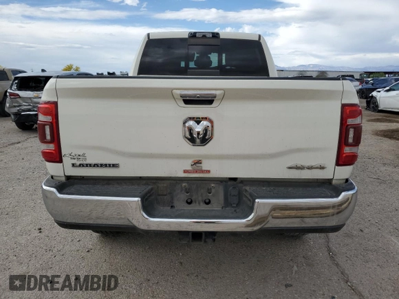 2022 Ram 2500 Laramie with VIN 3C6UR5FL5NG228396, listed as a Copart auction lot 52567385 with 94,460 mi miles and Salvage Title. Bid and sale history available at carsss.com. Image 6.