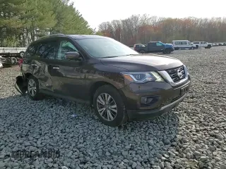 2019 Nissan Pathfinder SL with VIN 5N1DR2MM3KC611962, listed as a Copart auction lot 52697465 with 53,768 mi miles and Salvage Title. Bid and sale history available at carsss.com. Image 12.