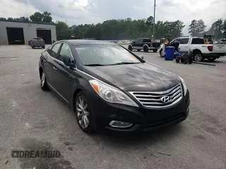 2013 Hyundai Azera with VIN KMHFH4JGXDA198345, listed as a Copart auction lot 58256945 with 102,711 mi miles and Salvage title. Bid and sale history available at DreamBid. Image 13.