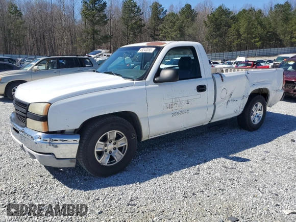 2006 Chevrolet Silverado 1500 Work Truck with VIN 3GCEC14X36G154085, listed as a Copart auction lot 49243055 with 239,106 mi miles and Salvage Title. Bid and sale history available at DreamBid. Image 1.