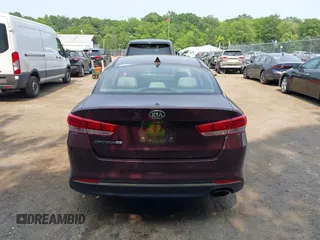 2018 Kia Optima LX with VIN 5XXGT4L36JG185545, listed as a IAAI auction lot 42434301 with 118,303 mi miles and . Bid and sale history available at DreamBid. Image 16.