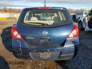 2007 Nissan Versa 1.8 S with VIN 3N1BC13E47L368792, listed as a Copart auction lot 43704395 with 37,572 mi miles and Salvage Title. Bid and sale history available at carsss.com. Image 6.